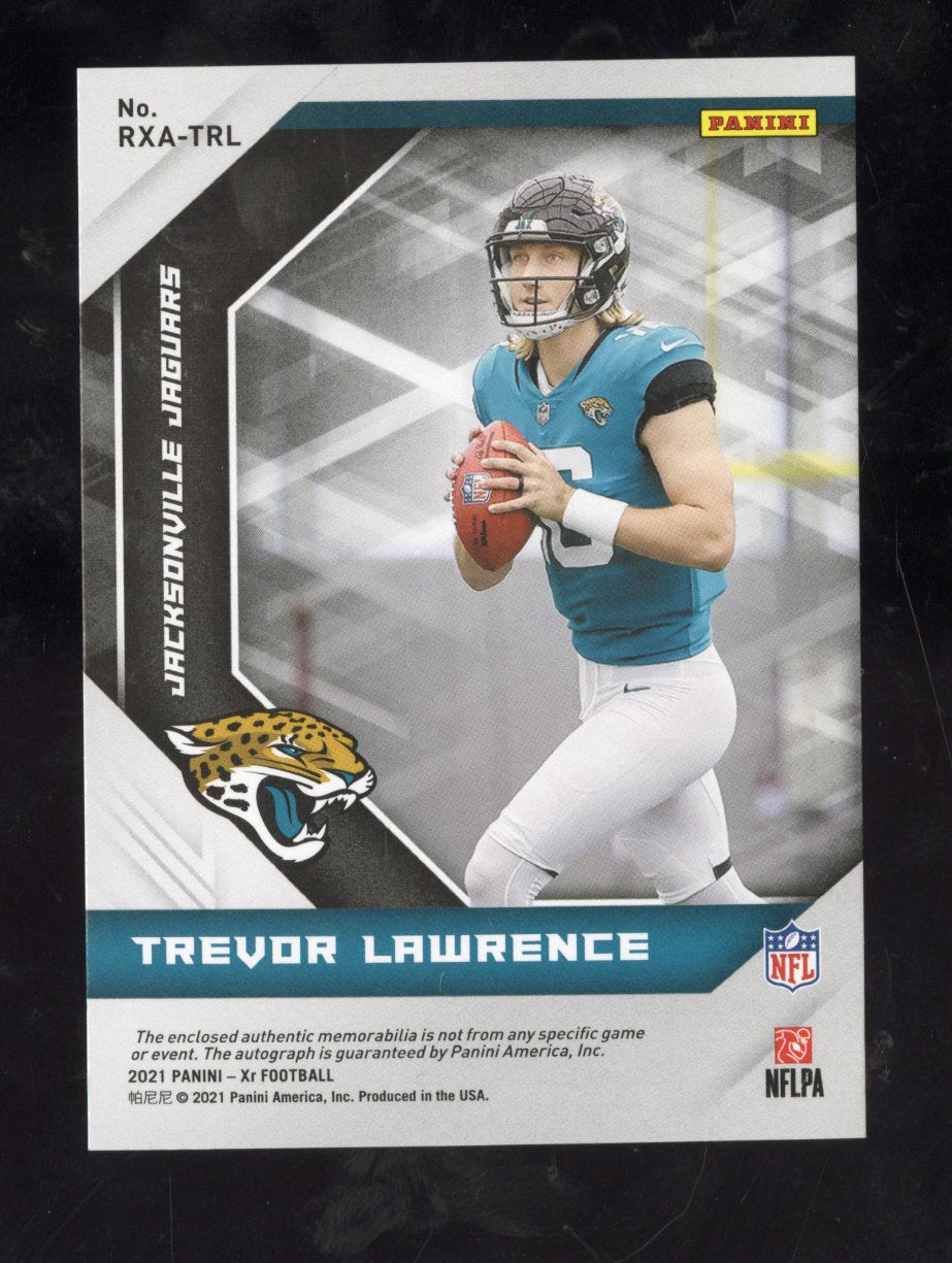 2021 Panini XR Trevor Lawrence #RXA-TRL Red RC Rookie Patch Auto 11/25