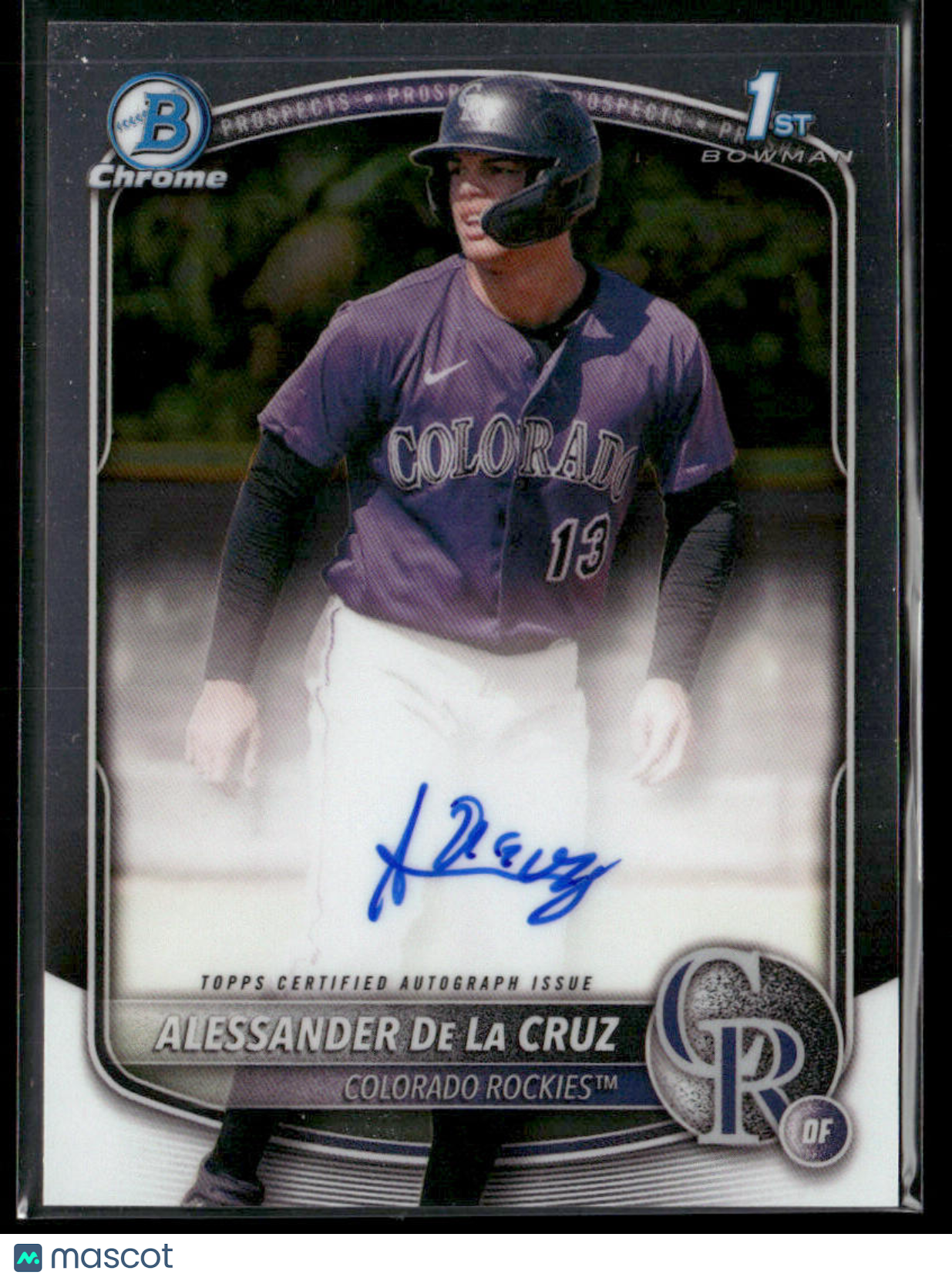 2025 Bowman Chrome Alessander De La Cruz #CPA-AD 1st Bowman Auto (BT)