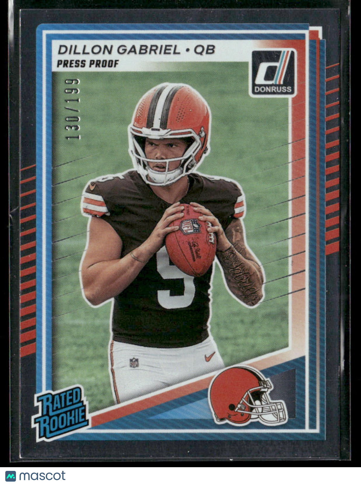 2025 Panini Donruss Dillon Gabriel #316 Press Proof Silver 130/199