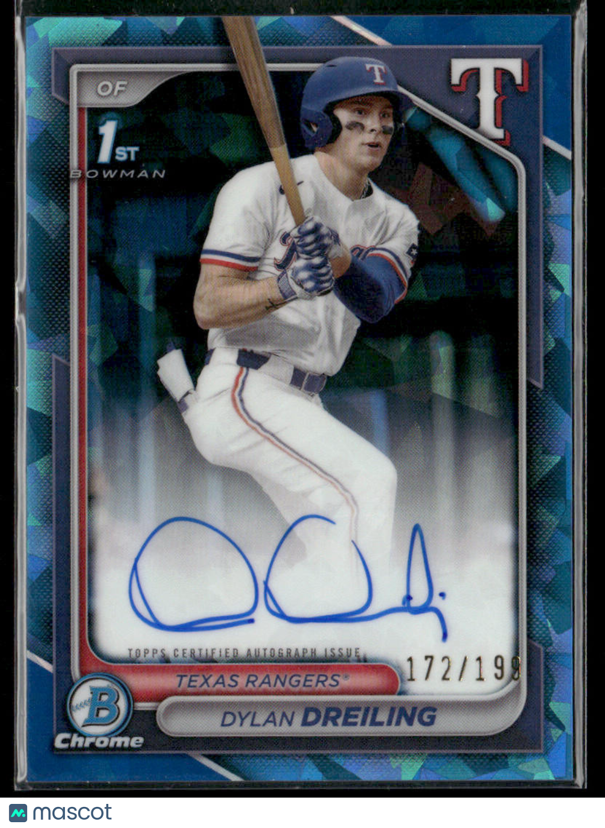 2024 Bowman Draft Sapphire Dylan Dreiling #CPA-DD 1st Bowman Auto 172/199