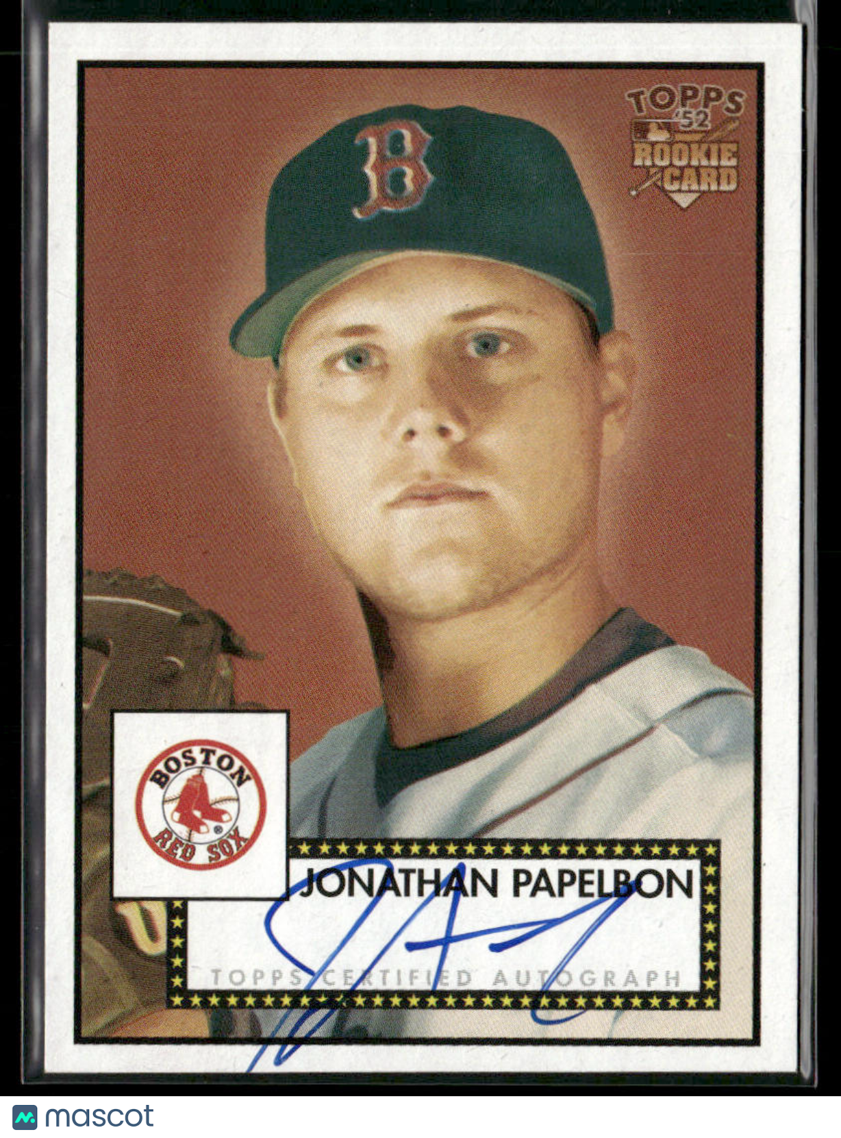 2006 Topps 52 Jonathan Papelbon #52S-JP RC Rookie Auto
