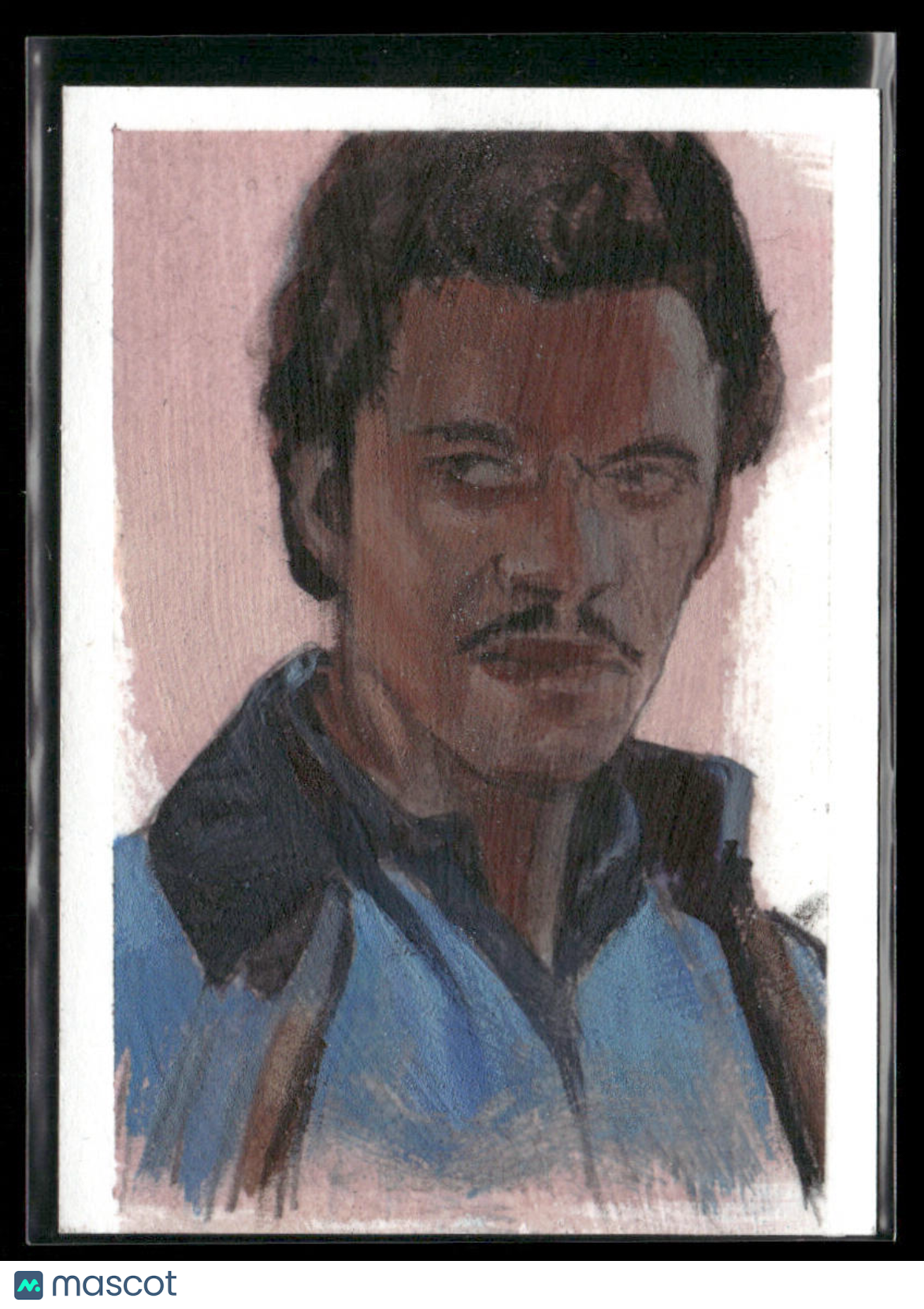 2024 Topps Star Wars Hyperspace Lando Calrissian Silver Sketch Dove McHargue