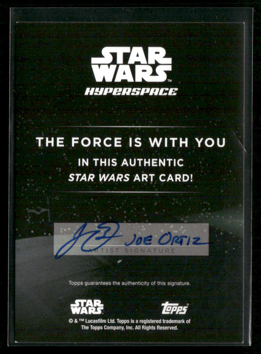2024 Topps Star Wars Hyperspace Joe Ortiz Joe Ortiz Silver Foil Sketch