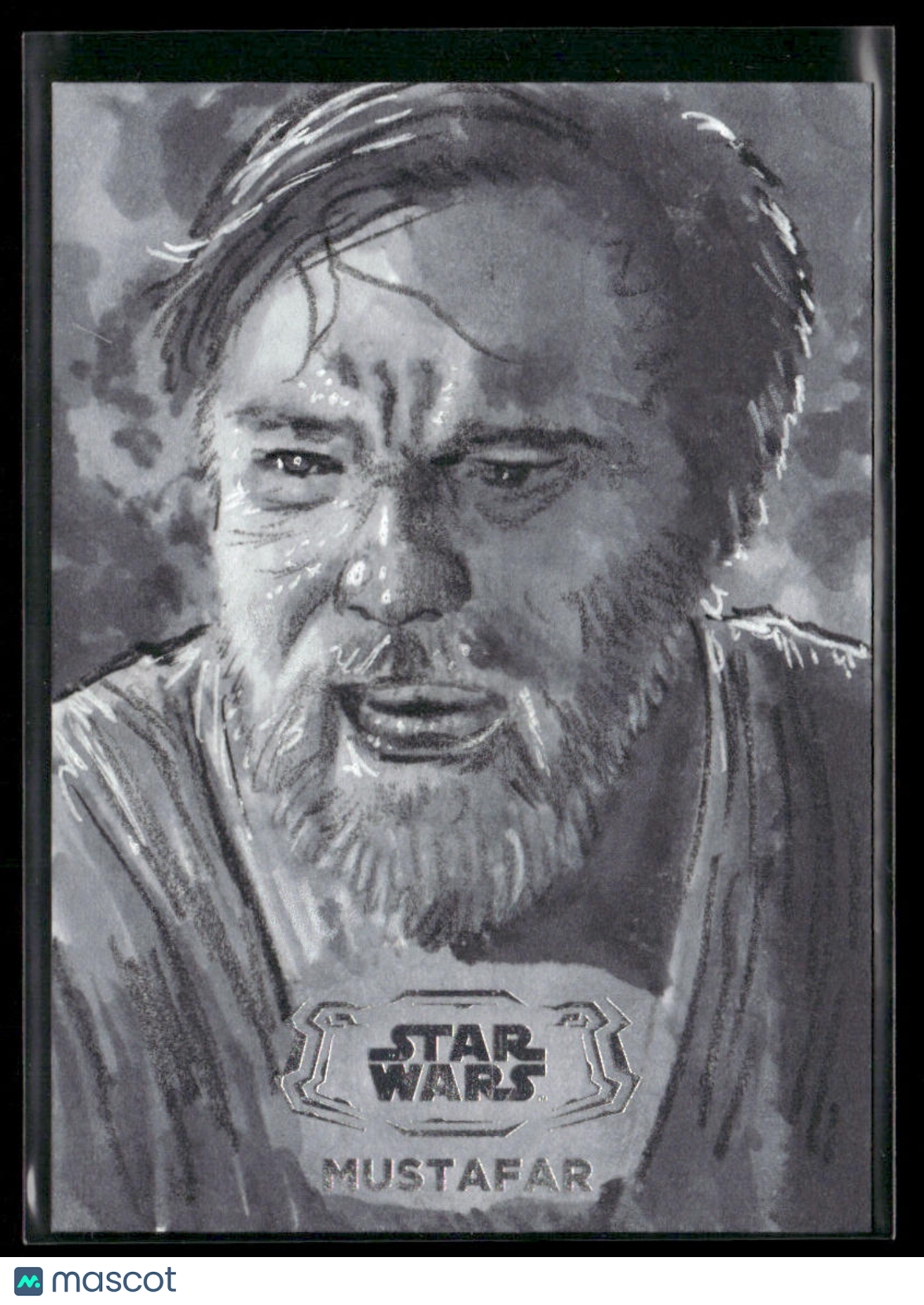 2024 Topps Star Wars Hyperspace Obi-Wan Kenobi Silver Phillip Trujillo Sketch