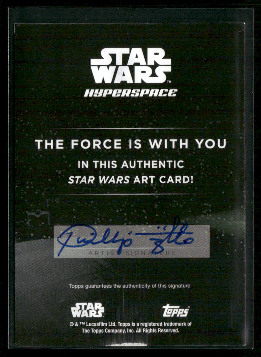 2024 Topps Star Wars Hyperspace Obi-Wan Kenobi Silver Phillip Trujillo Sketch