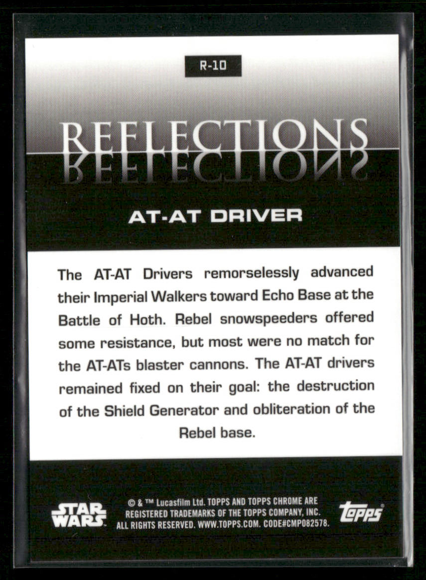 2024 Topps Chrome Star Wars At-At Driver Reflections SP #R-10