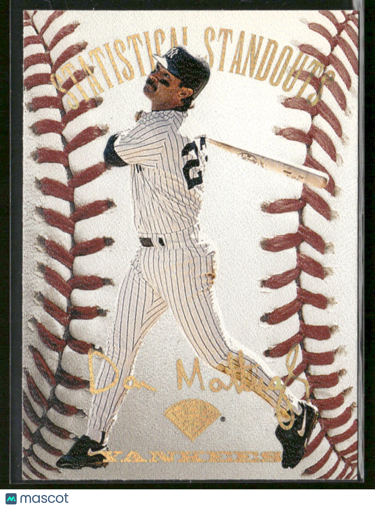 1995 Pinnacle Statistical Standouts Don Mattingly #9 4794/5000