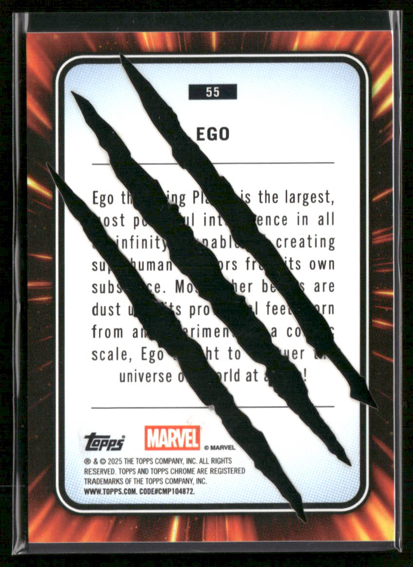 2025 Topps Chrome Marvel Ego Wolverine Clawed 07/20 #55