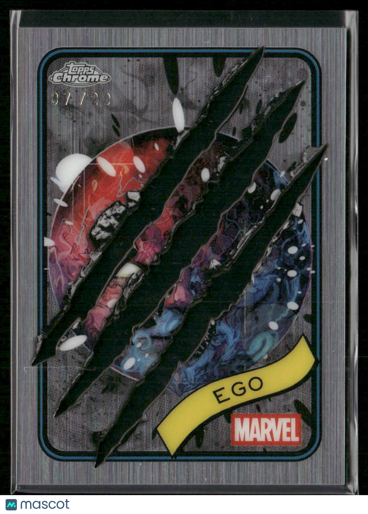 2025 Topps Chrome Marvel Ego Wolverine Clawed 07/20 #55