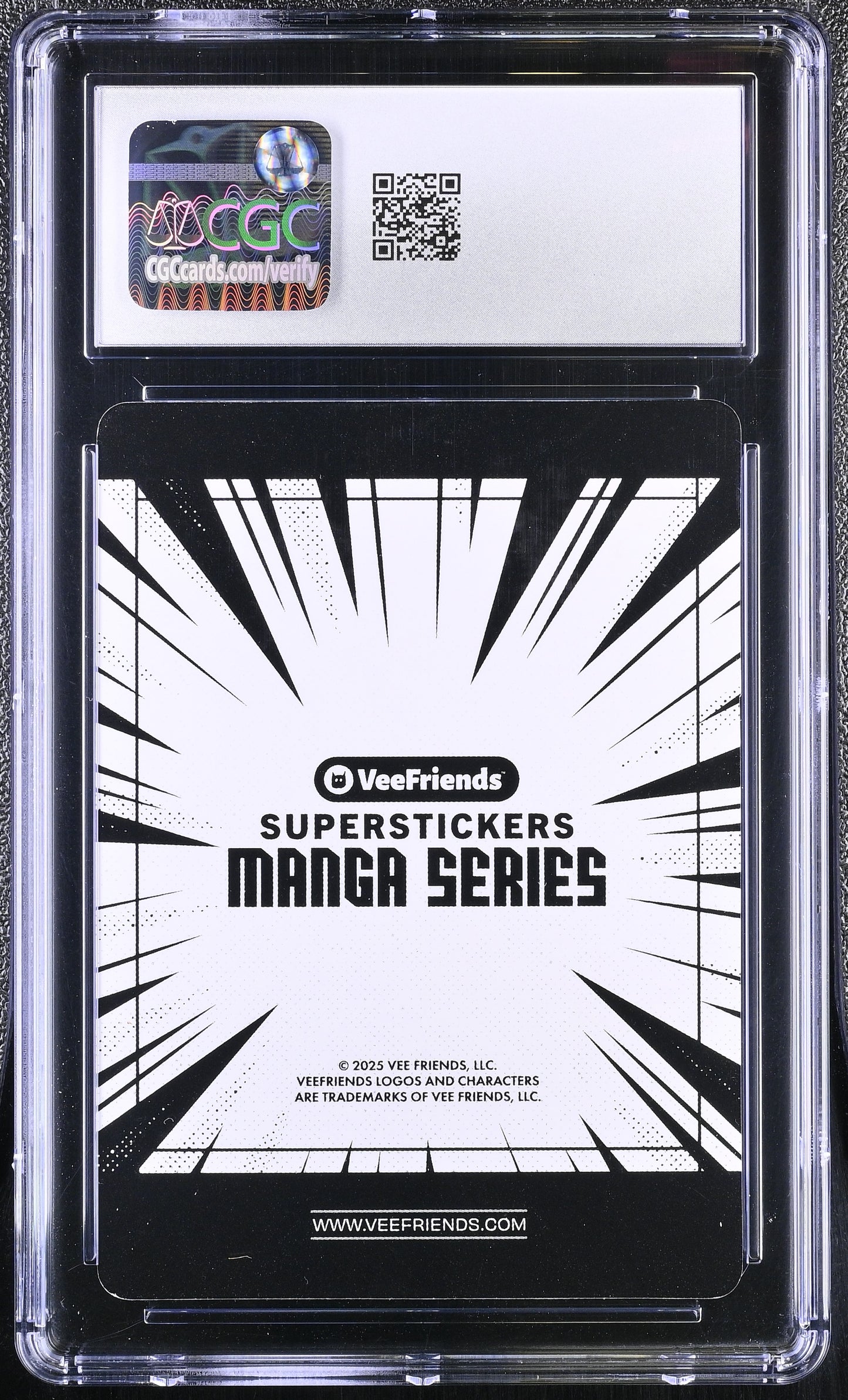 2025 Veefriends Super Stickers Manga Series Compassionate Catfish CGC 8.5
