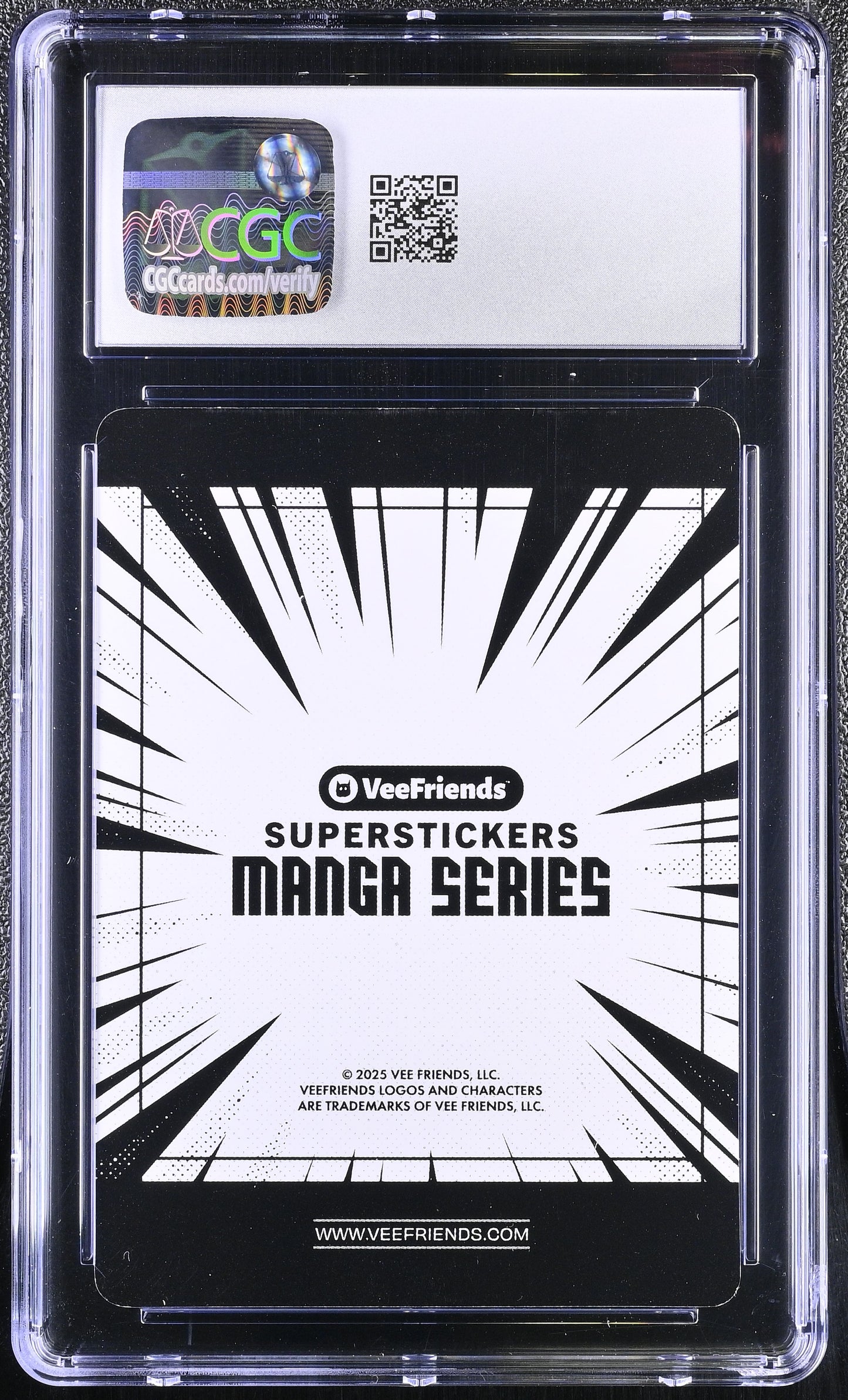 2025 VeeFriends Super Stickers Manga Series Genuine Giraffe CGC 9.5