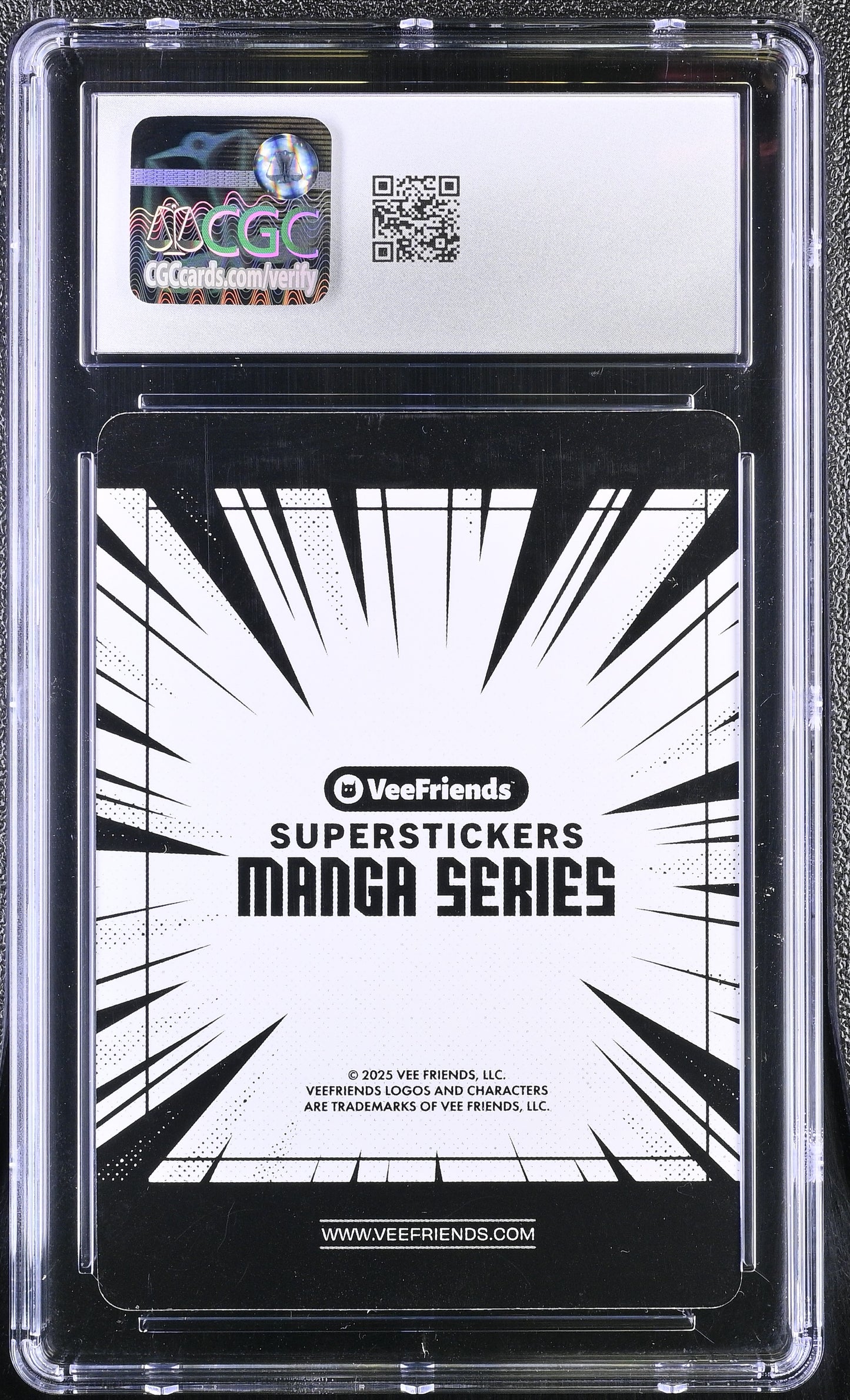 2025 Veefriends Super Stickers: Manga Headstrong Honey Badger CGC 9