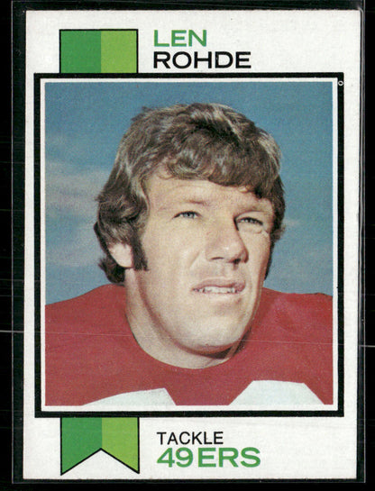 1973 Topps Len Rohde #181