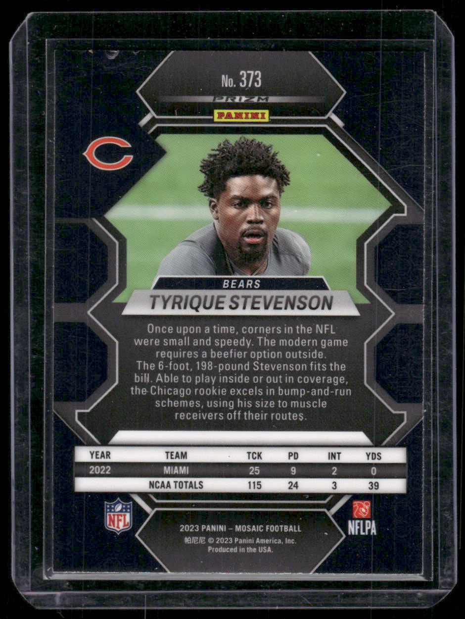 2023 Panini Mosaic Tyrique Stevenson #373