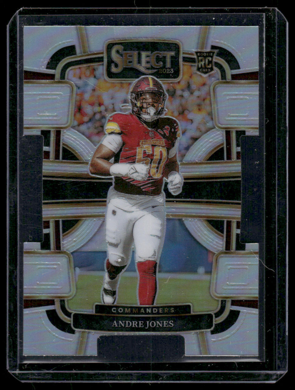 2023 Panini Select Andre Jones #98 Die Cut Silver Prizm Rookie