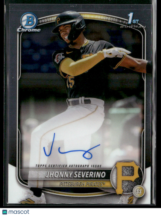 2025 Bowman Chrome Jhonny Severino #CPA-JSE 1st Bowman Auto (BT)
