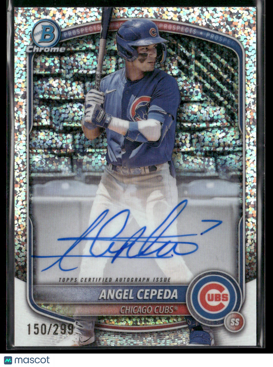 2025 Bowman Chrome Angel Cepeda #CPA-AC 1st Bowman Auto 150/299 (BT)