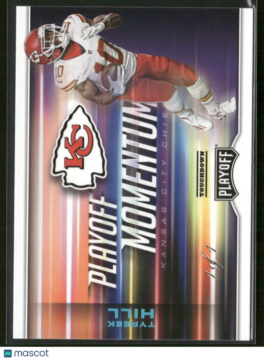 2017 Panini Playoff Tyreek Hill #4 Momentum Touchdown Parallel One Of One 1/1