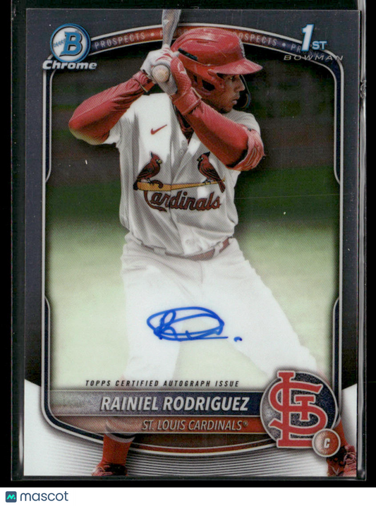2025 Bowman Chrome Rainiel Rodriguez #CPA-RR 1st Bowman Auto