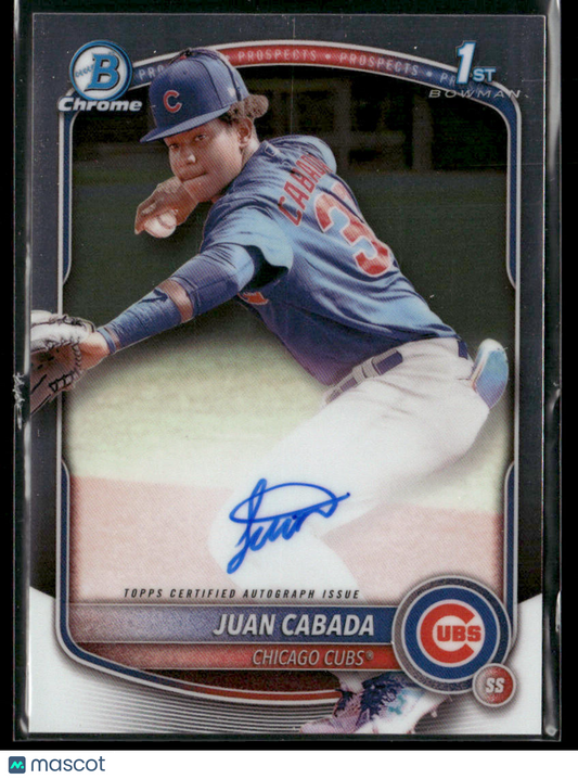 2025 Bowman Chrome Juan Cabada #CPA-JC 1st Bowman Auto