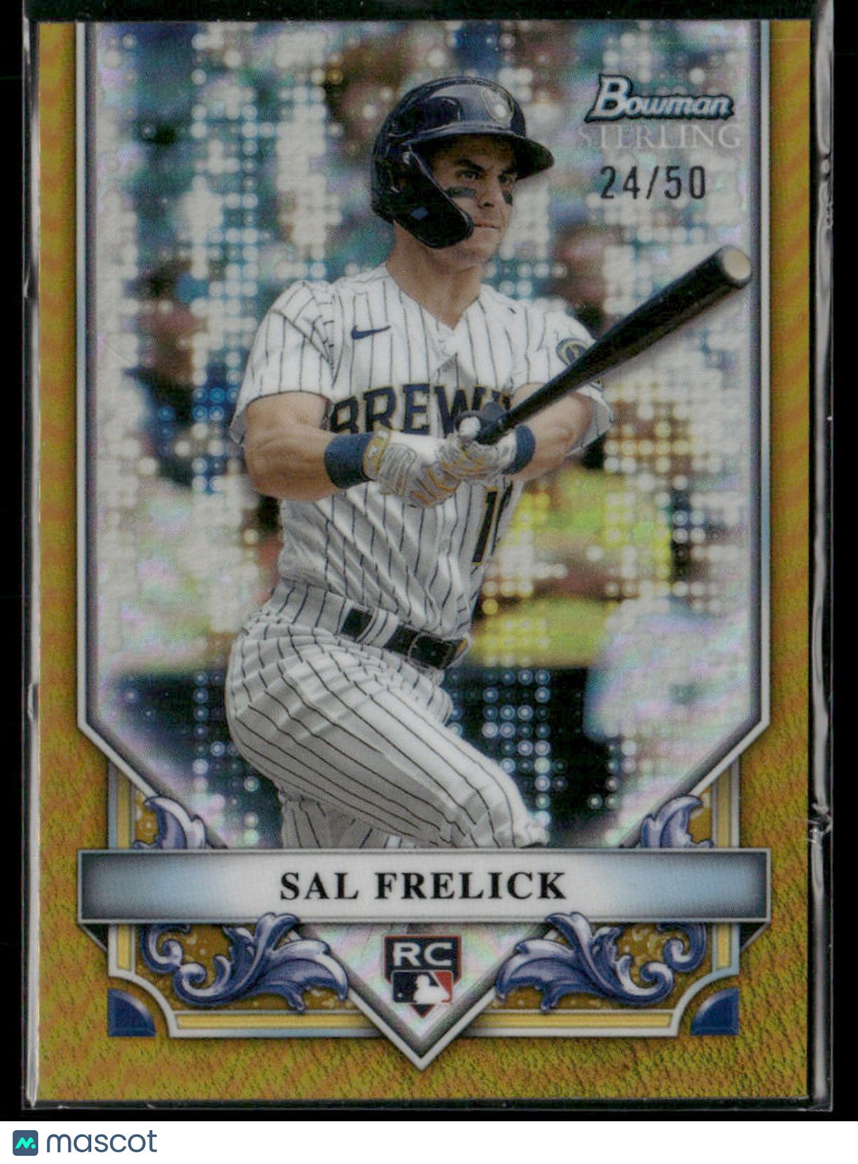 2024 Bowman Sterling Sal Frelick #BSR-47 Gold Refractor 24/50 RC Rookie