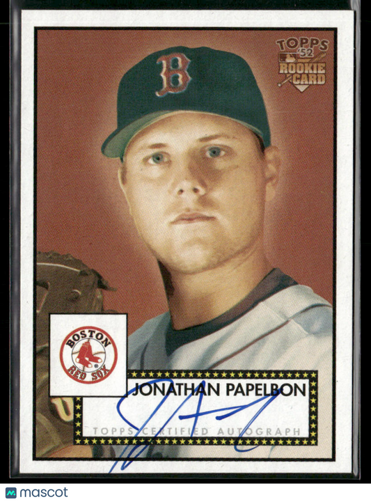 2006 Topps 52 Jonathan Papelbon #52S-JP RC Rookie Auto