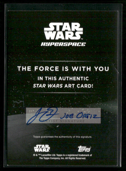 2024 Topps Star Wars Hyperspace Joe Ortiz Joe Ortiz Silver Foil Sketch