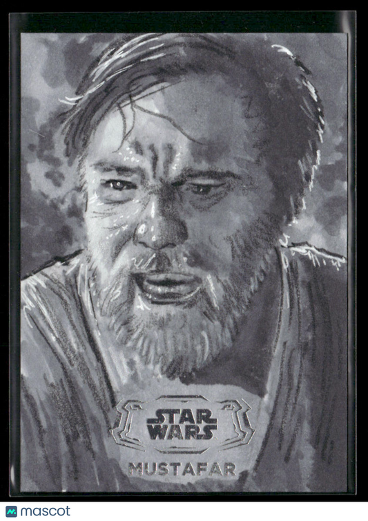 2024 Topps Star Wars Hyperspace Obi-Wan Kenobi Silver Phillip Trujillo Sketch