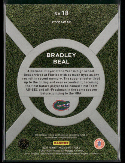 2021 Panini Prizm Draft Picks Bradley Beal #OC-18 On Campus Insert SP