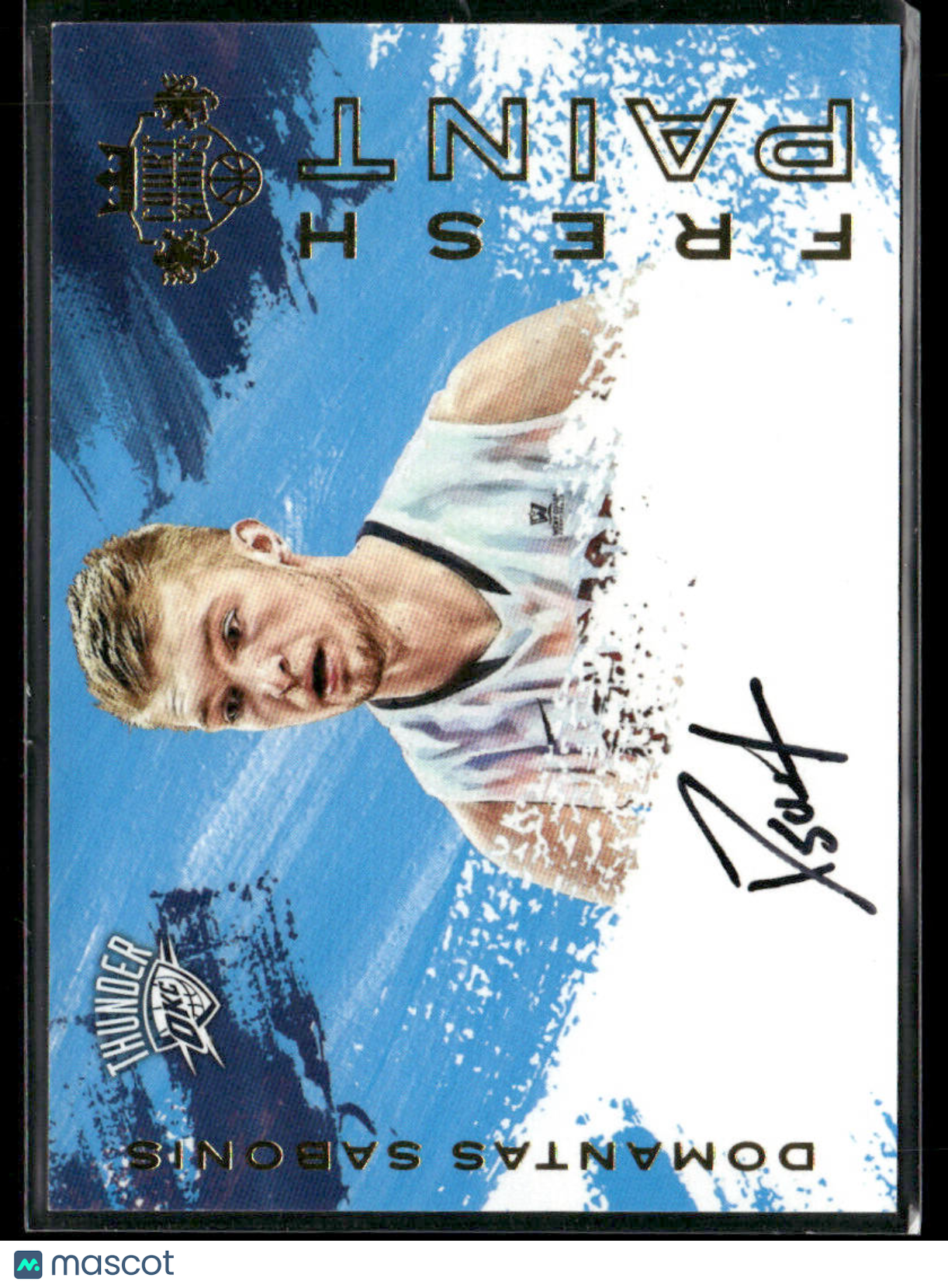 2016-17 Panini Court Kings Domantas Sabonis #FP-DSA2 Fresh Paint Auto 017/200