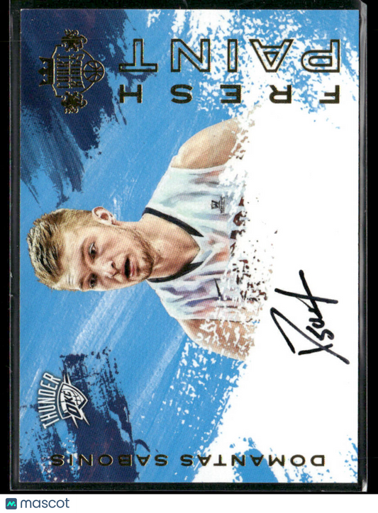 2016-17 Panini Court Kings Domantas Sabonis #FP-DSA2 Fresh Paint Auto 017/200