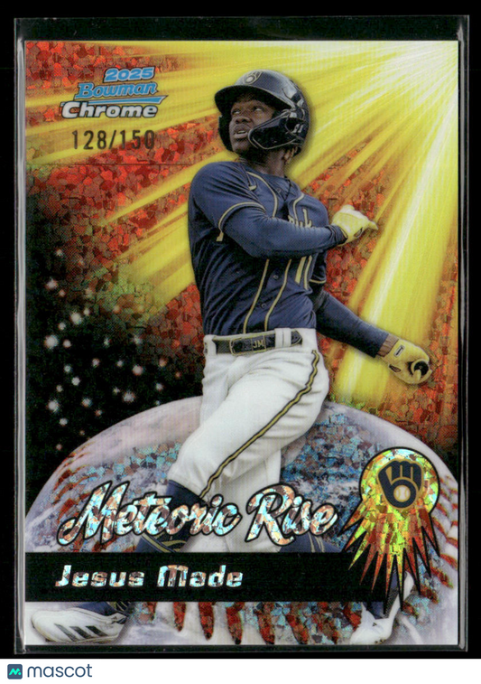 2025 Bowman Chrome Jesus Made #MR-8 Meteoric Rise Mini Diamond 128/150