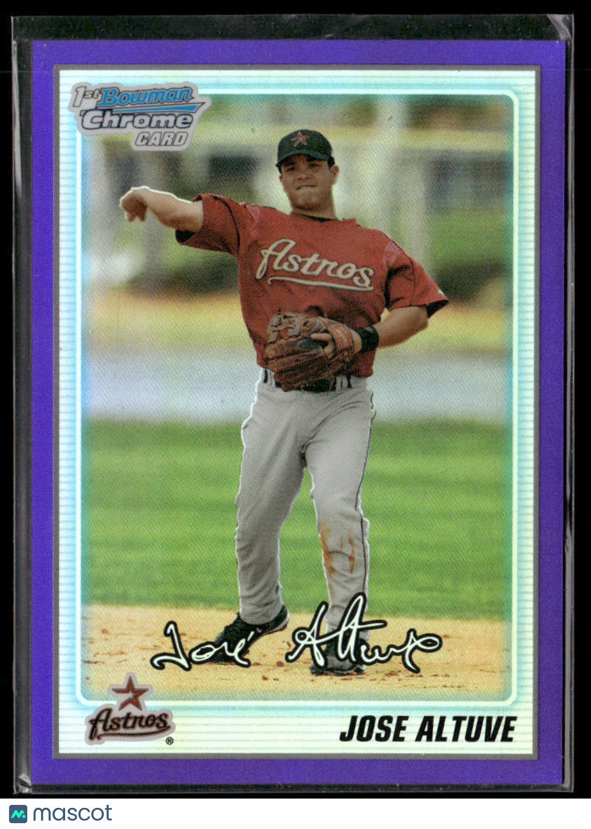 2010 Bowman Chrome Jose Altuve #BCP137 Purple Refractor 1st Bowman 772/899