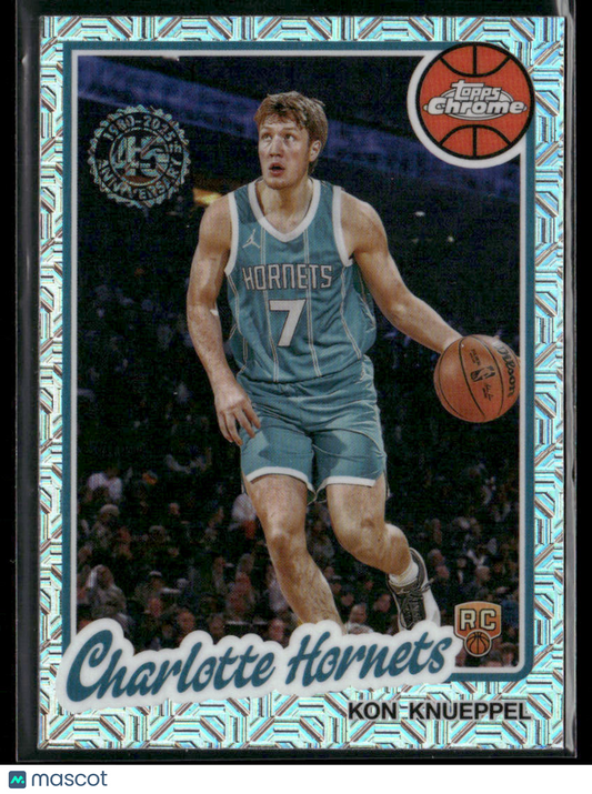 2025-26 Topps Silver Pack Chrome Kon Knueppel #TC-KK Mojo Refractor RC Rookie