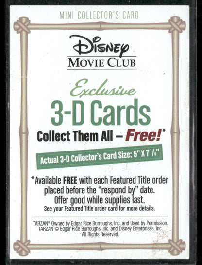 Disney Movie Club Mini Collector's 3-D Cards Disney's Lion King