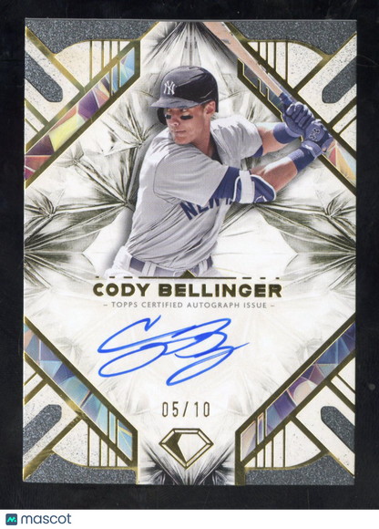 2025 Topps Diamond Icons Cody Bellinger #AC-CBE Auto Black Parallel 05/10 (BW)