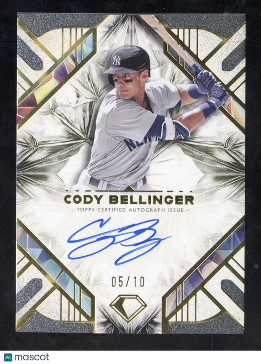 2025 Topps Diamond Icons Cody Bellinger #AC-CBE Auto Black Parallel 05/10 (BW)