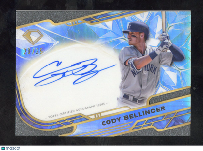 2025 Topps Diamond Icons Cody Bellinger #ACC-CBE Chrome Auto 20/25 (BW)