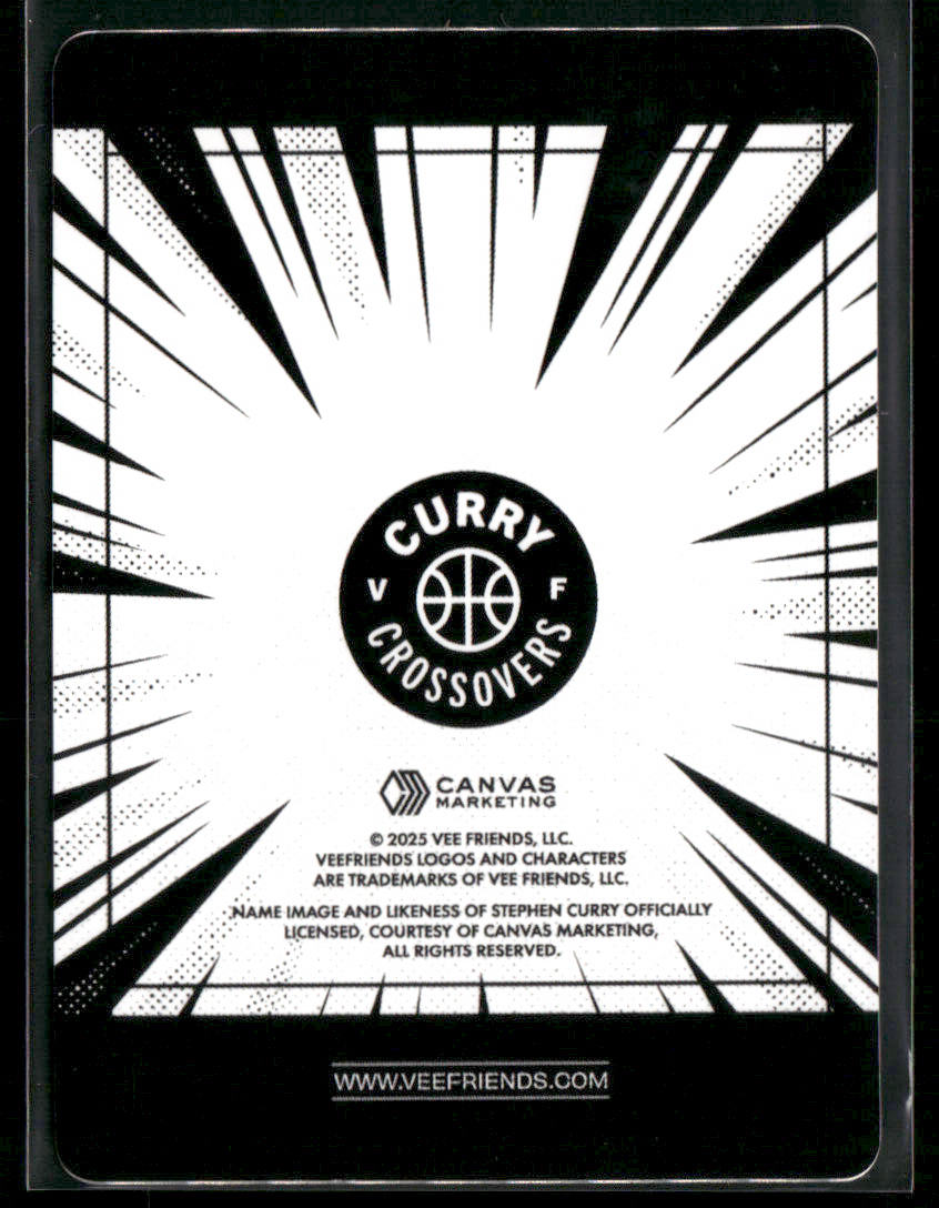 2025 VeeFriends Curry Crossovers Super Stickers Stephen Curry Heart Trooper