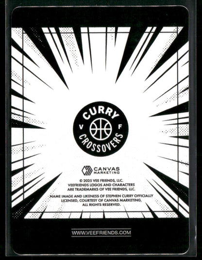 2025 VeeFriends Curry Crossovers Super Stickers Stephen Curry Heart Trooper