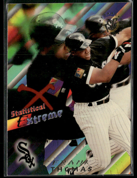 1995 Topps Stadium Club Frank Thomas #47 Statistical Extreme