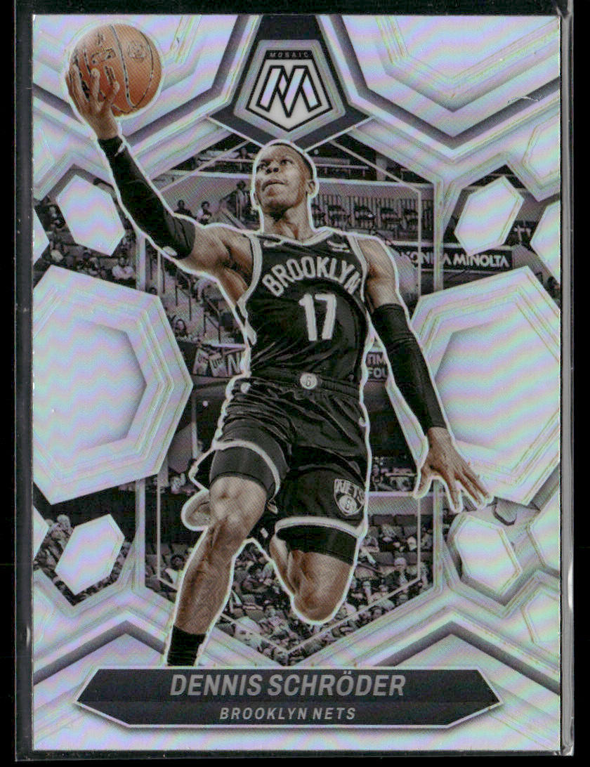 2023-24 Panini Mosaic Dennis Schröder #148 Silver Prizm