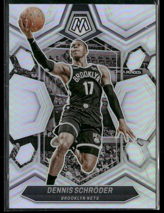 2023-24 Panini Mosaic Dennis Schröder #148 Silver Prizm