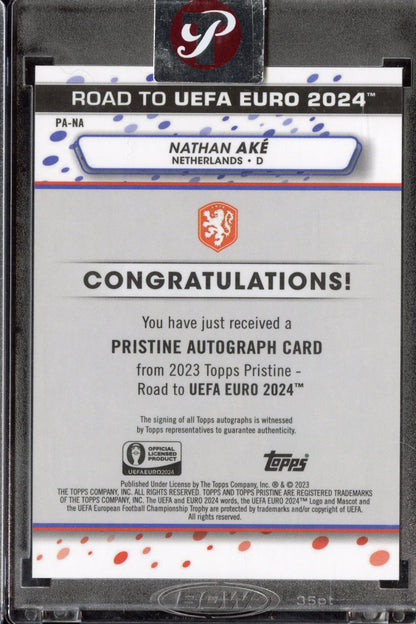 2023 Topps Pristine Nathan Aké #PA-NA Autograph