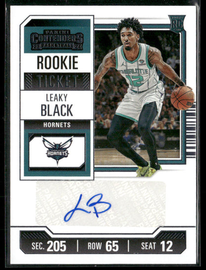 2023-24 Panini Contenders Leaky Black #149 Rookie Autograph