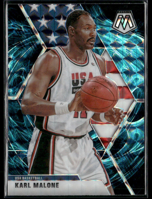 2019 Panini Mosaic Karl Malone #257 Genesis Short Print