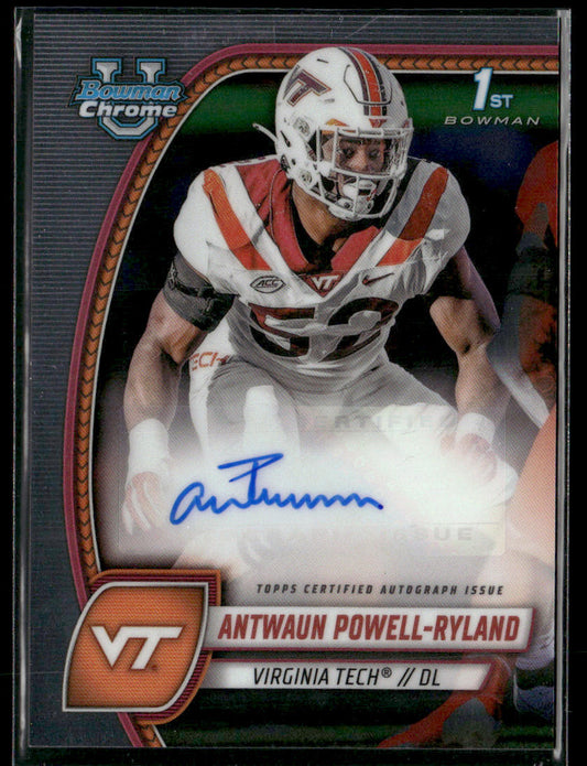 2024 Bowman Chrome University Antwaun Powell-Ryland #PA-APO