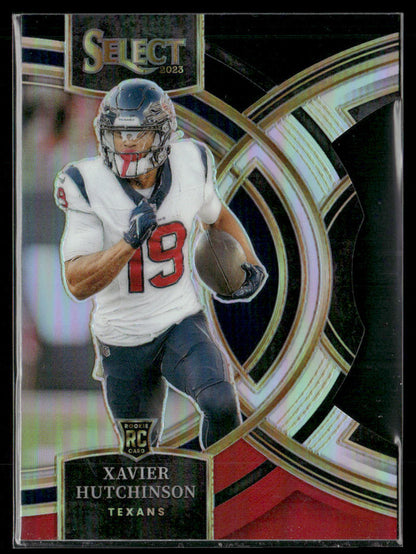 2023 Panini Select Xavier Hutchinson #154 Die Cut RC