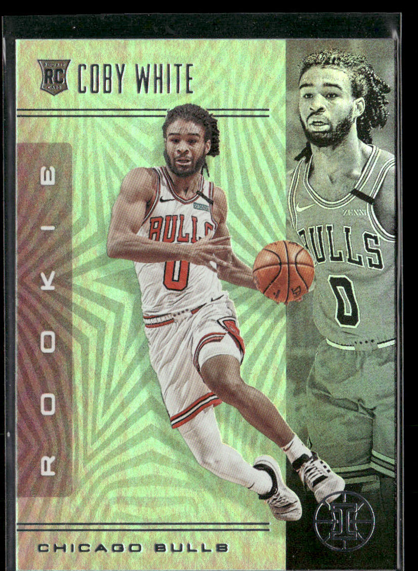 2019-20 Panini Illusions Coby White #163 Emerald Rookie