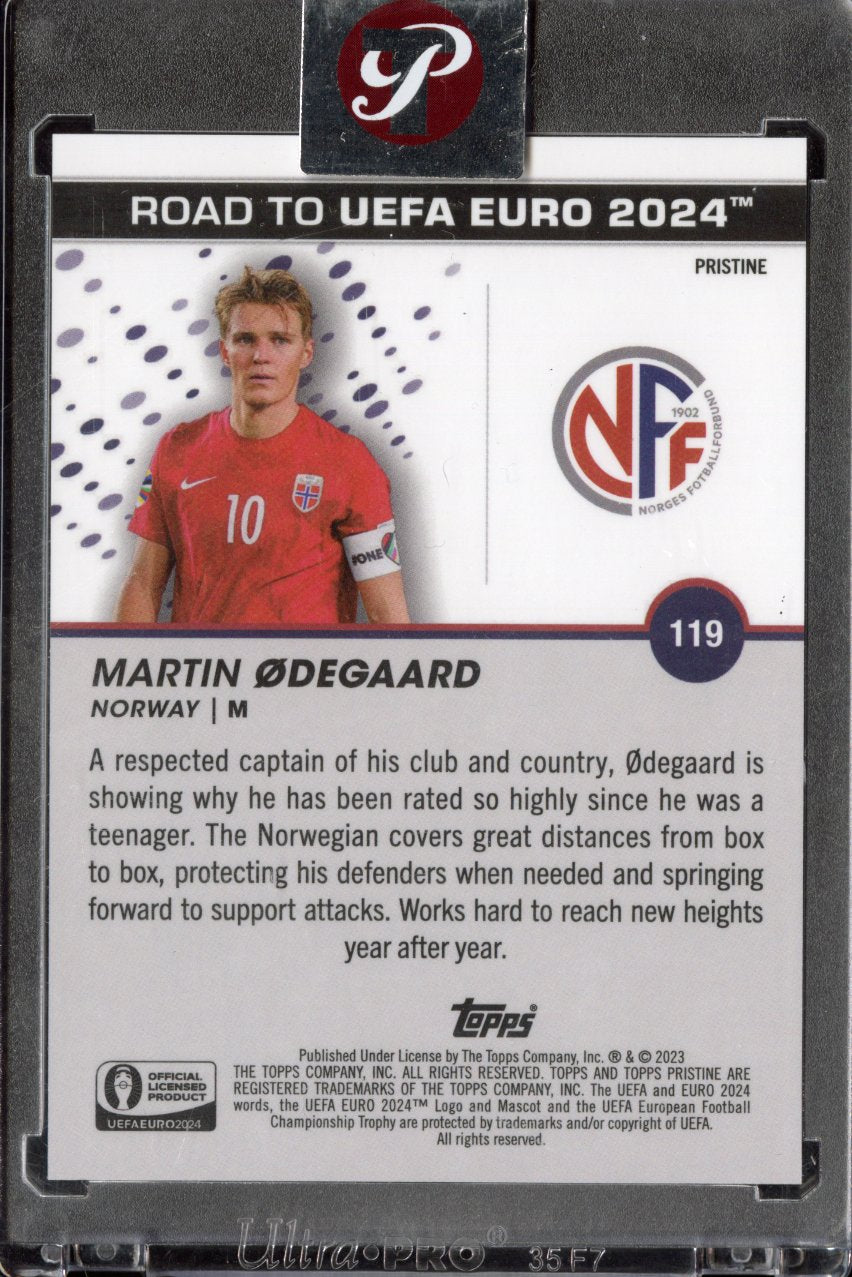 2024 Topps Pristine Martin Ødegaard #119 Blue /75